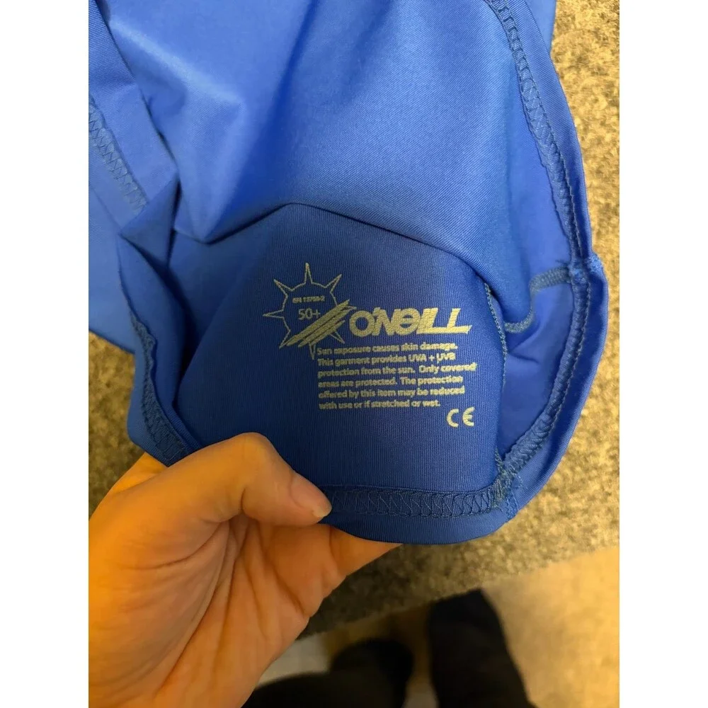O'Neill Men's XL Blue Long Sleeve Rash Guard UPF 50+ Surf Swim Shirt